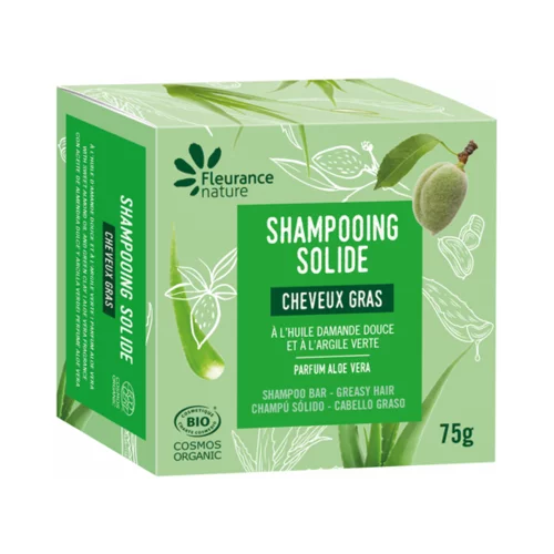 Fleurance Nature Shampoo Bar Almond Oil & Green Clay