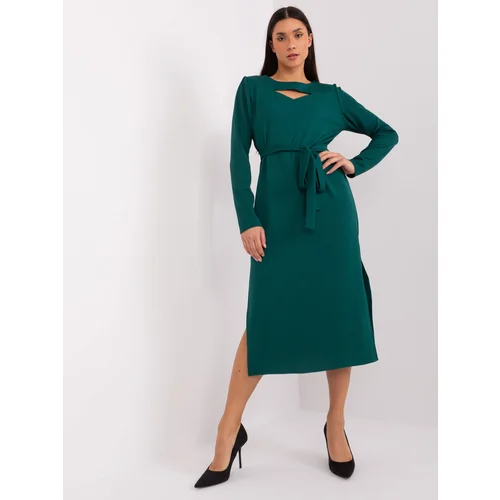 LAKERTA Dress-LK-SK-509447.75P-dark green