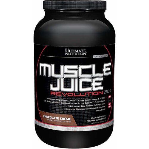 Ultimate Nutrition muscle juice revolution 2600 5kg čokolada Slike