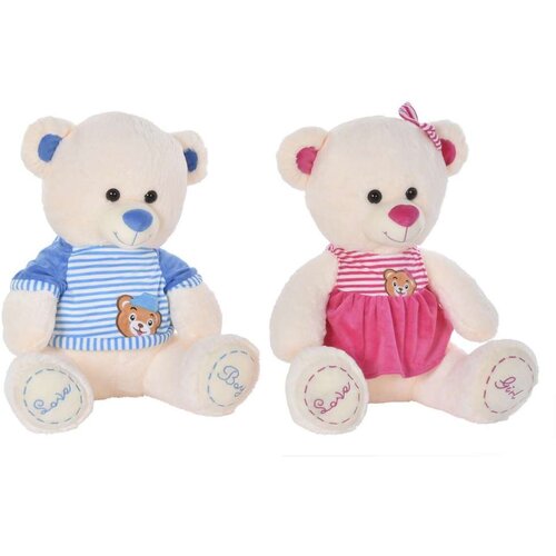 Plišani Medo DKD Home Decor Bež Plava Roza Children's Medvjedi 25 x 25 x 50 cm (2 kom.) Cijene