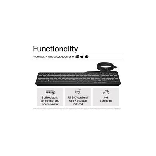 HP Tastatura 400 backlight žicna/US/crna Slike