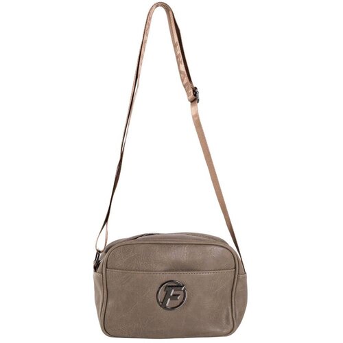 Fashion Hunters Dark beige small crossbody messenger bag Slike
