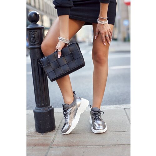 Kesi Leather Sport Shoes Sneakers GOE GG2N3040 silver Cene