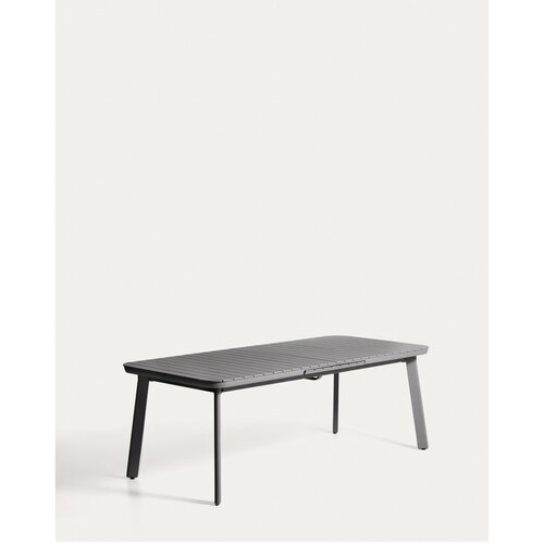 Kave Home Kovinska vrtna miza 100x220 cm Izola &ndash; Cene