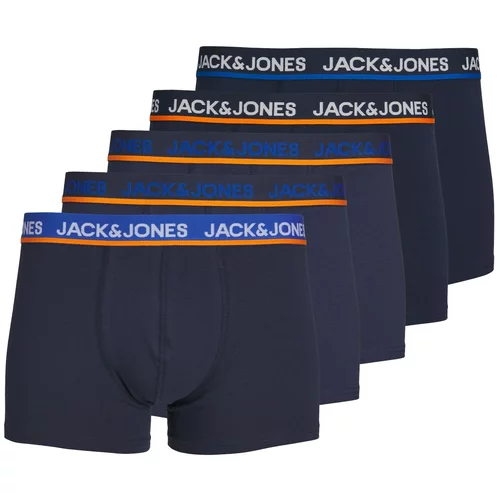 Jack & Jones Bokserice plava / mornarsko plava / narančasta / bijela