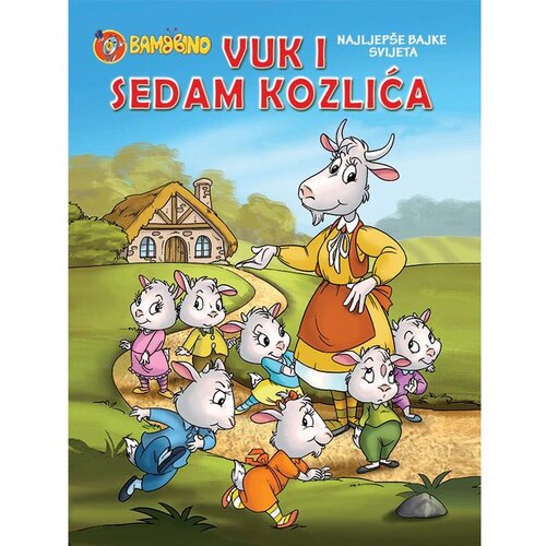 Bambbino Slikovnica Vuk i sedam kozlića Cijene