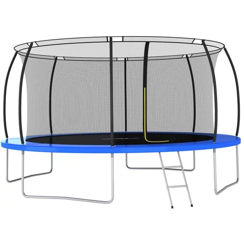 vidaXL Set trampolina okrugli 460 x 80 cm 150 kg
