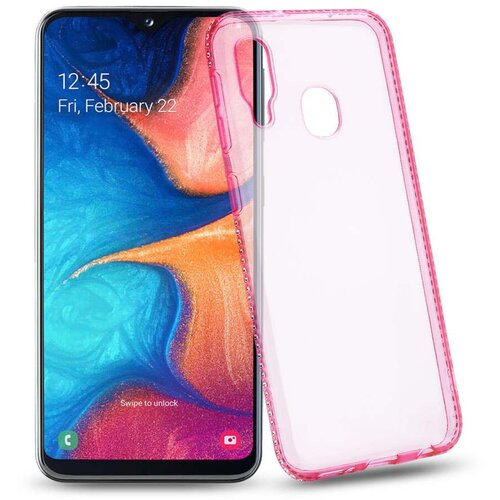 Cadorabo Ohi&scaron;je, združljiv s Samsungom v prozornem roza - za&scaron;čitnem pokrovu, narejen iz fleksibilnega silikona TPU v oblikovanju nosoroga, (20592683) Cene