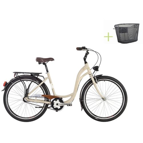  BICIKL KENZEL DREAM CLASSIC 28" gradski bicikl - Bež - 28" Cene