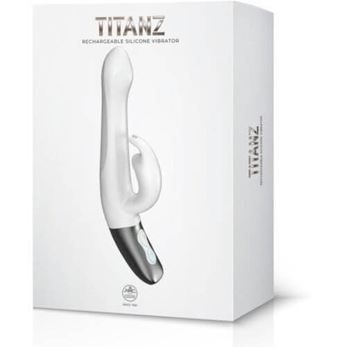 NMC Titanz Vibrator Rabbit Titanz 8,5 Ivory White Cene