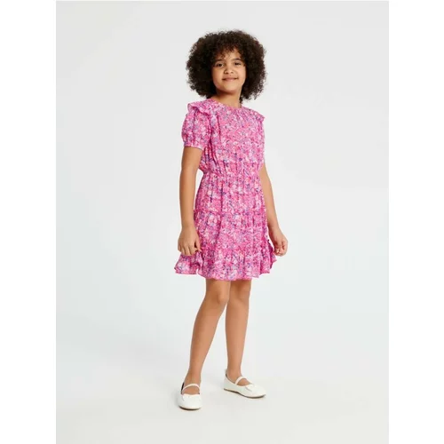Sinsay haljina s cvjetnim uzorkom za djevojčice  509AD-MLC