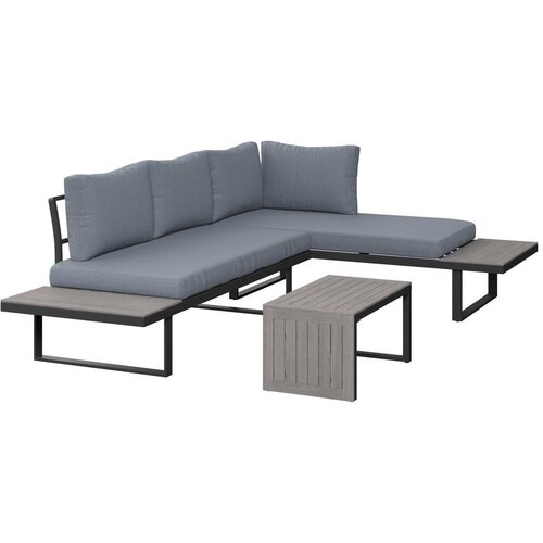 Ambia Garden LOUNGE GARNITURA tkanina aluminij Slike