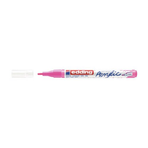 Edding akrilni marker E-5300 fine 1-2mm obli vrh neon roze ( 12MA53IN ) Cene