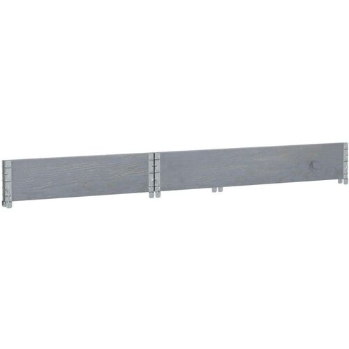 Okviri za palete sivi 120 x 80 cm od masivne borovine Slike