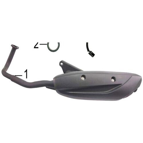  Auspuh sa dvostrukim katalizatorom 6029-30-00006 za skuter Motovene New Flash HF Cene