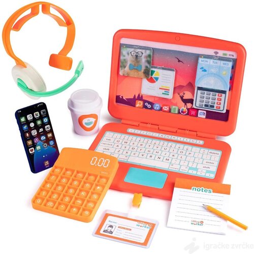  Laptop sa slušalicama igračka OFFICE Cene