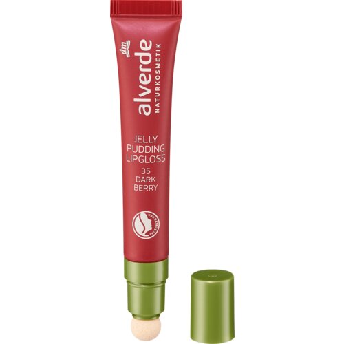 Alverde Naturkosmetik Jelly Pudding sjaj za usne - 35 Dark Berry 10 ml Slike