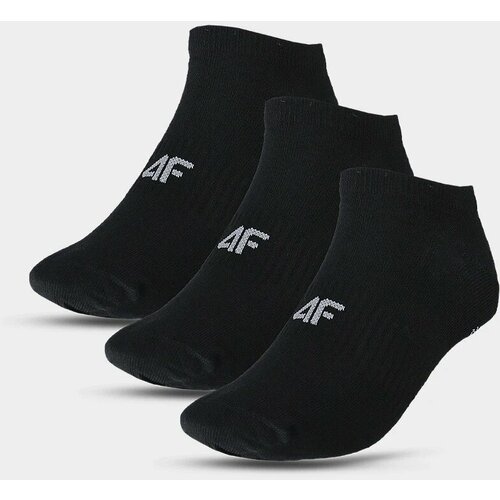 4f Men's Casual Socks Under the Ankle (3pack) - Black Slike