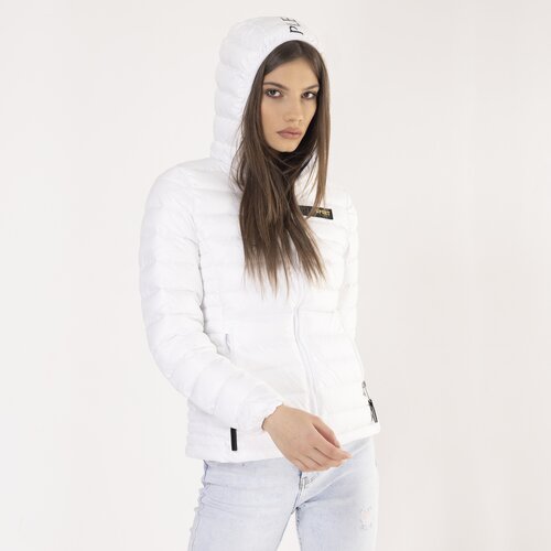 Plein Sport ženska jakna strukirana bela Slike