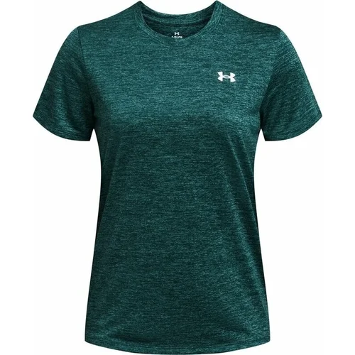 Under Armour Women's Tech SSC- Twist Hydro Teal/Coastal Teal/White M Majica za fitnes