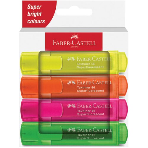 Signir 1-5 MM 46 SUPERFLUORESCENT KART.KUTIJA FABER CASTELL 254644/4BOJE BLISTER Cijene