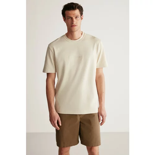 GRIMELANGE T-Shirt - Beige - Oversize