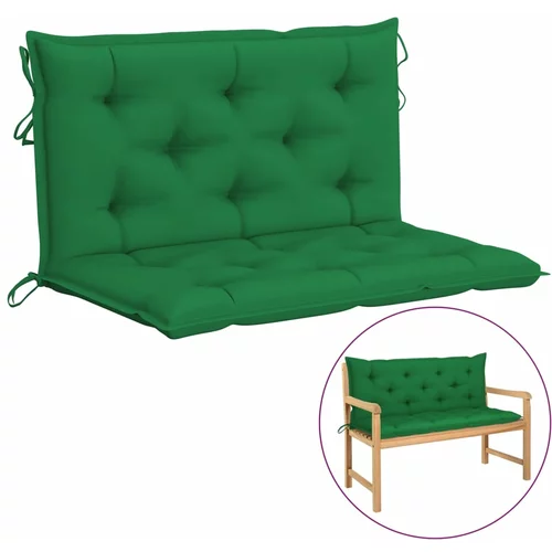 vidaXL Jastuk za ljuljačku zeleni 100 cm od tkanine