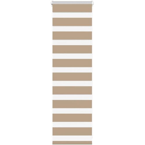 vidaXL Zebra zavesa peščeno rjava 40x100 cm širina blaga 35,9 cm poliester, (5000297823) Cene