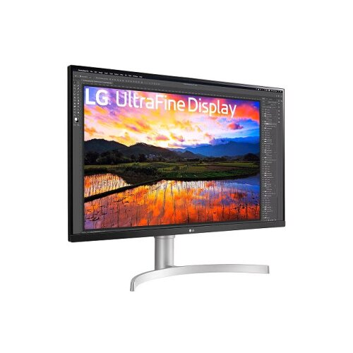 LG 31.5" UltraFine IPS 4K UHD 3840x2160@60Hz, 16:9, 1000:1, 5ms, 350 cd/m2, 178o/178o, HDR10, 2 HDMI, 1 DP, 5Wx2, VESA 100x100 mm, Tilt, Heigh Cene