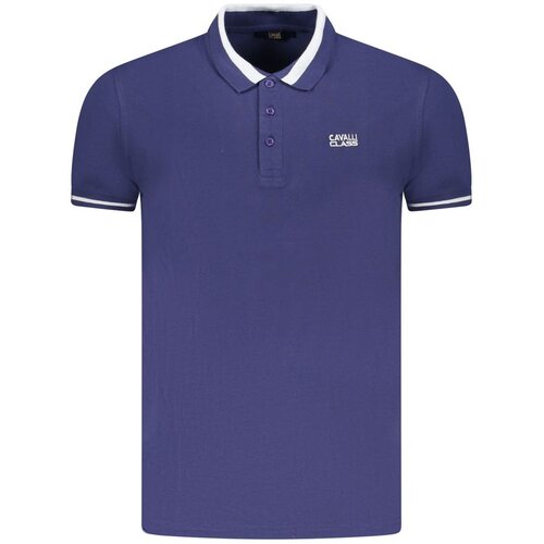 Cavalli Class Mu&amp;scaron;ka Polo Majica Kratkih Rukava Plava Slike