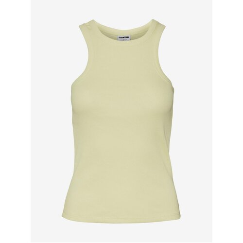 Noisy May Light yellow womens basic tank top - Women Cijene