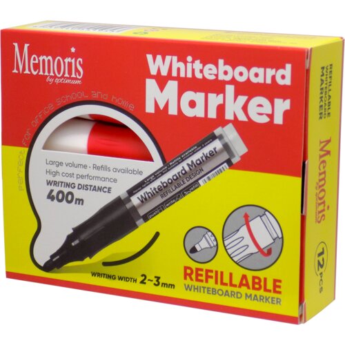 marker za belu tablu memoris crveni MF22320 set 5 komada Slike