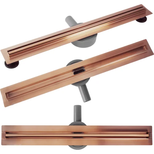 Rea Linijski odtok Neox Slim pro Brushed Copper 70