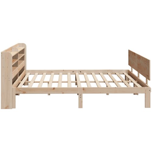  Okvir kreveta s uzglavljem 200 x 200 cm od masivne borovine Slike
