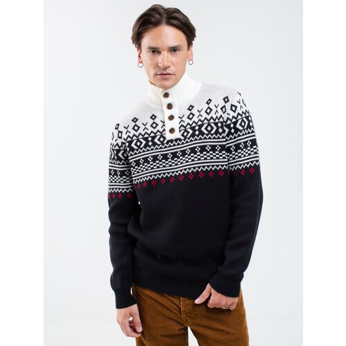 Big Star Man's Sweater 161021 Wool-906 Cene
