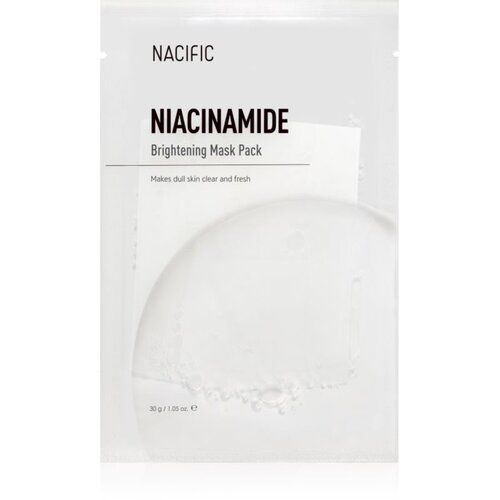 Nacific Niacinamide Brightening Mask Pack sheet maska za blistav ten protiv znakova starenja 1 kom Slike