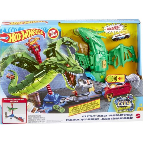 Olimp Sport Hot Wheels Air city Attack Dragon Cene