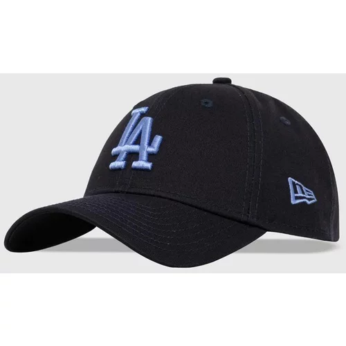New Era Bombažna bejzbolska kapa mornarsko modra barva, LOS ANGELES DODGERS