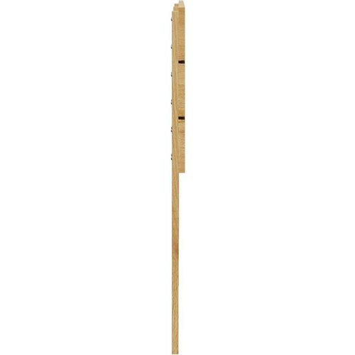 VidaXL uzglavlje 135 cm puno drvo hrast Slike
