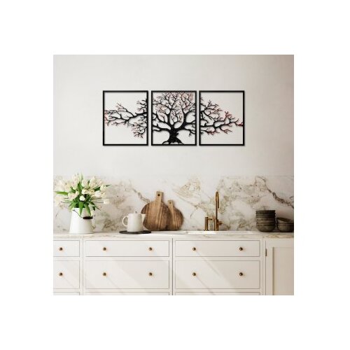 Wallxpert dekorativni metalni zidni pribor multicolor tree 48 Slike