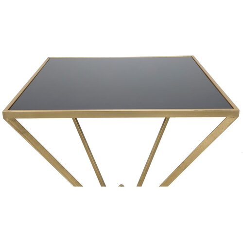 Mauro Ferretti Barska miza s stekleno mizno plo&amp;scaron;čo 60x60 cm Piramid &amp;ndash; Slike