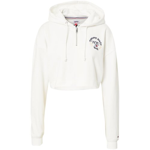 Tommy Jeans Majica mornarska / zlata / rdeča / bela Slike