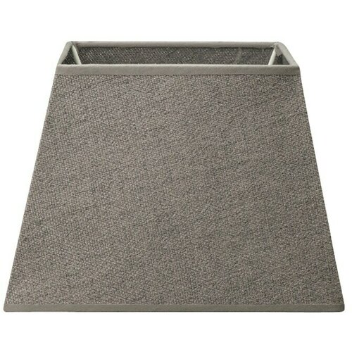 Home Sweet Home Sjenilo za svjetiljku Melrose (D x &amp;Scaron; x V: 14 x 20 x 14 cm, Svijetlosive boje, Tkanina, Kutno) Slike