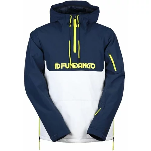 Fundango BURNABY LOGO ANORAK Muška skijaška/ snowboard jakna, bijela, veličina