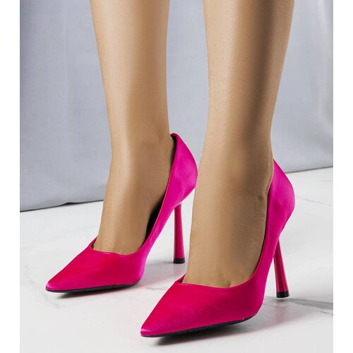 Gemre Kellie Pink Satin Heels Cene