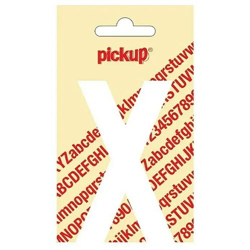  Nalepka Pickup (Motiv: X, bele barve, višina: 90 mm) Cene