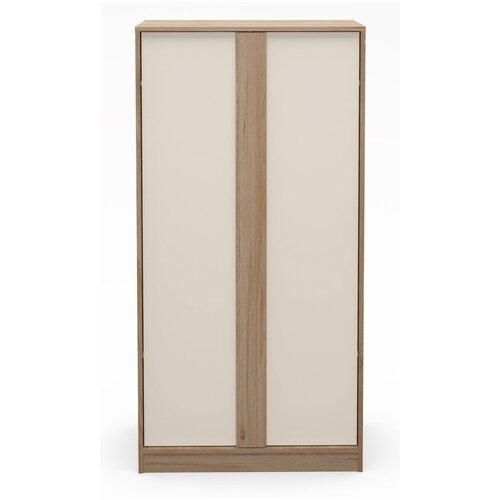 Marckeric Krem/u prirodnoj boji ormar u dekoru hrasta 90x180x53 cm Dennis – Cijene