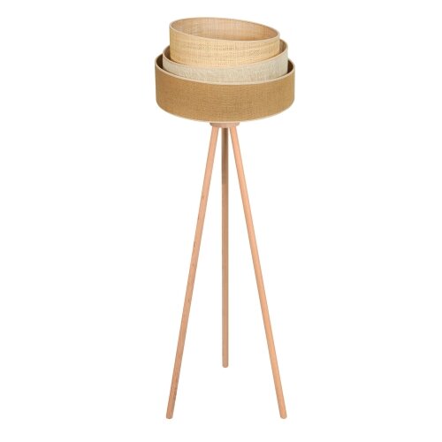  duolla - podna lampa yute trio 1xE27/15W/230V prečnik 45 cm braon/siva/bež Slike