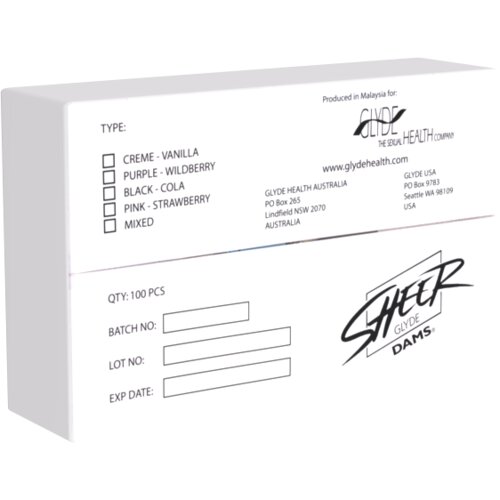 GLYDE Dams Vanilla 100 pack Cene