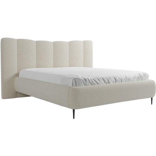 MID.YOU OBLAZINJENA POSTELJA 160 cm x 200 cm , les, tekstil, leseni material naravne barve Slike